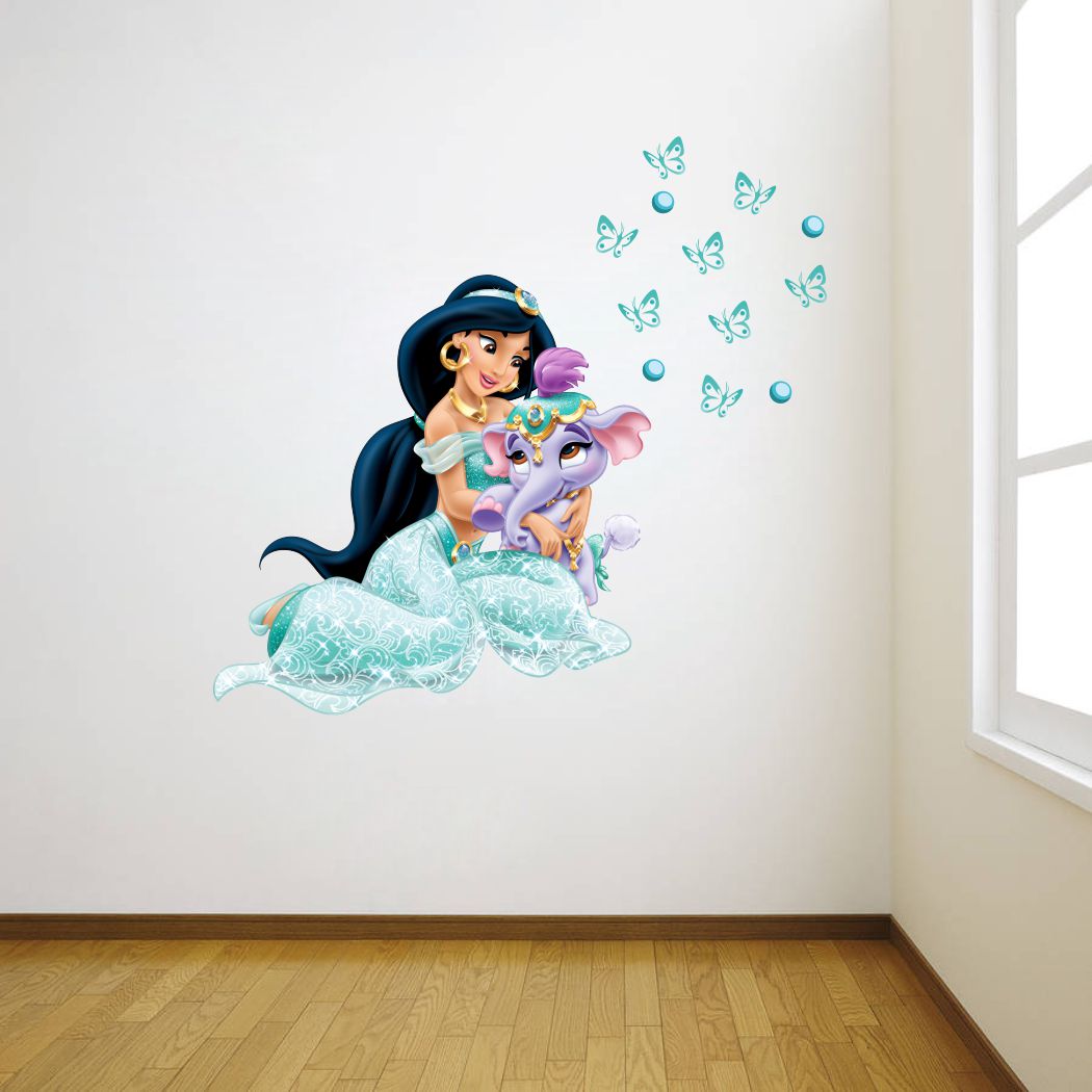 Homexa Decor | Princess Design Wall Sticker (Size 78 x 74 cm)