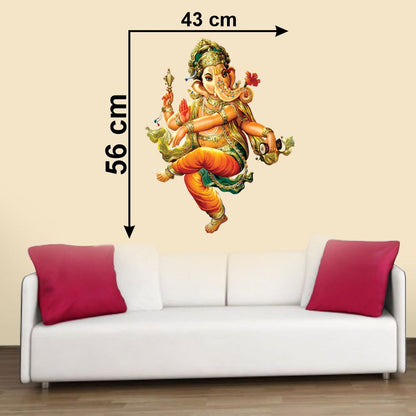 Homexa Decor | Shree Lord Ganesha Ganpati Ji Wall Sticker (Size 43 x 56 cm)