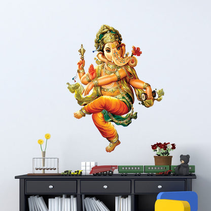 Homexa Decor | Shree Lord Ganesha Ganpati Ji Wall Sticker (Size 43 x 56 cm)