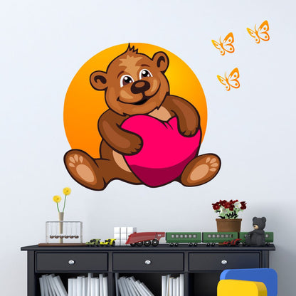 Homexa Decor | Teddy Bear Wall Sticker (Size 72 x 60 cm)