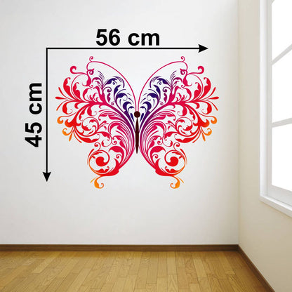 Homexa Decor | Beautiful Butterfly Wall Sticker (Size 56 x 45 cm)