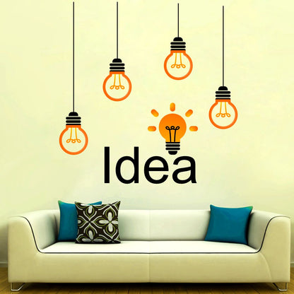 Homexa Decor | Bulbs Design Wall Sticker (Size 91 x 93 cm)