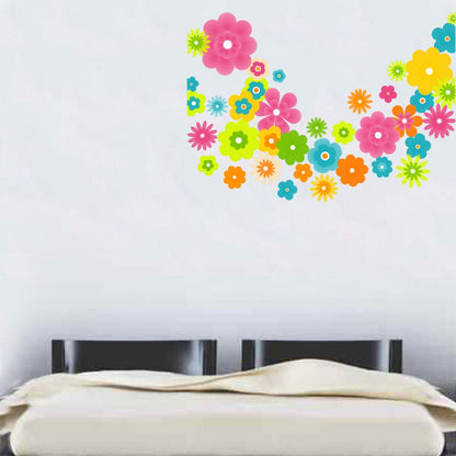 Homexa Decor | Flower Design Wall Sticker (Size 63 x 45 cm)