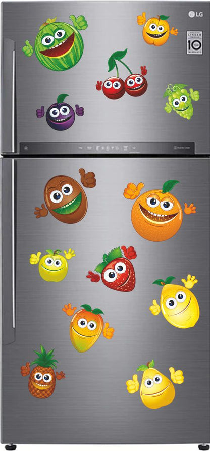 Homexa Decor | Different Fruit Design Fridge Sticker (Size 91 x 61 cm)