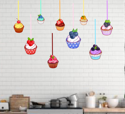 Homexa Decor | Kitchen Utensils Medium Wall Sticker (Size 79 x 54 cm)