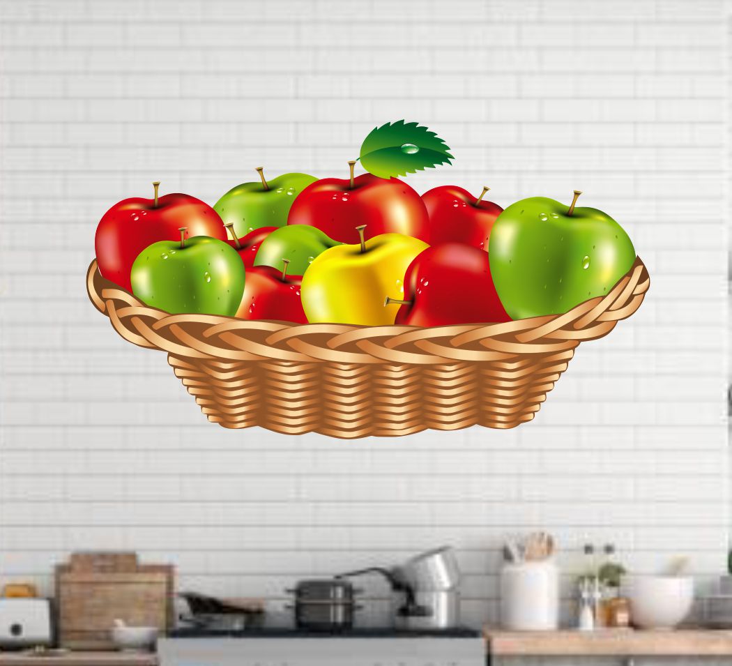 Homexa Decor | Kitchen Utensils Medium Wall Sticker (Size 55 x 31 cm)