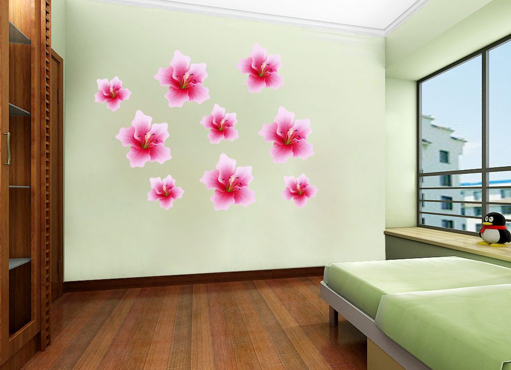 Homexa Decor | Flower Design Wall Sticker (Size 95 x 90 cm)