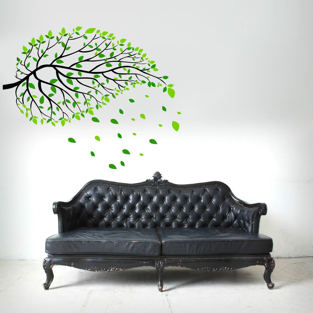 Homexa Decor | Tree and Leaf Design Wall Sticker (Size 58 x 46 cm)