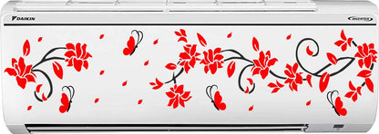 Homexa Decor | Beautiful Flower With Butterfly Wall Sticker (Size 79 x 30 cm)