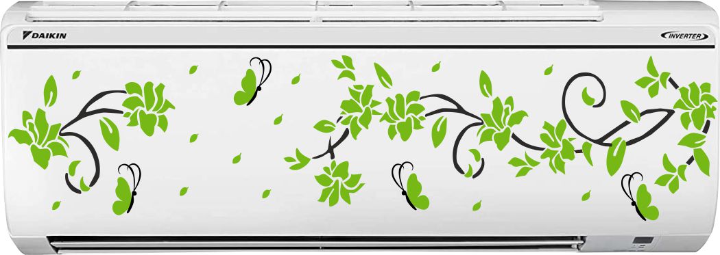 Homexa Decor | Beautiful Flower With Butterfly Wall Sticker (Size 79 x 30 cm)