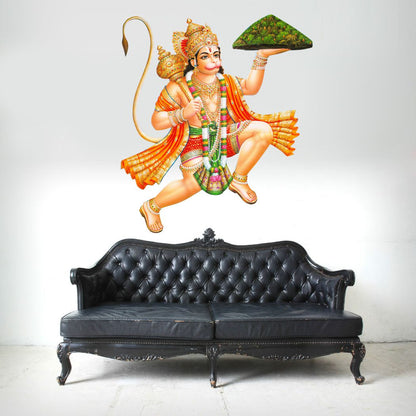 Homexa Decor | God of Hanuman Design Wall Sticker (Size 49 x 56 cm)