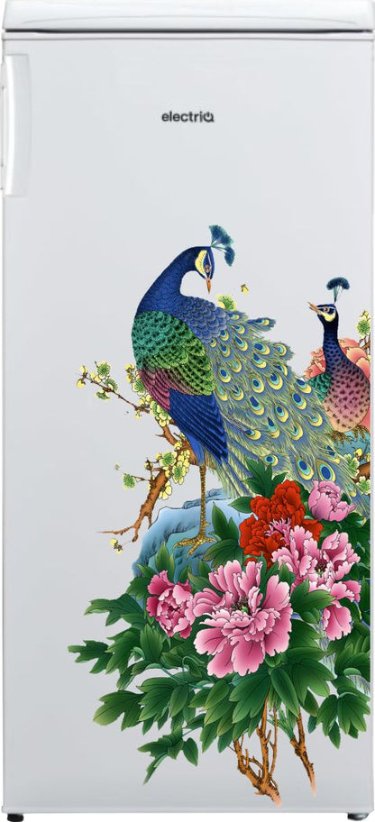 Homexa Decor | Beautiful Peacock Design Fridge Sticker (Size 78 x 40 cm)