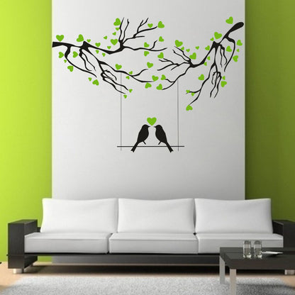 Homexa Decor | Tree With Animal-Birds Design Wall Sticker (Size 91 x 64 cm)