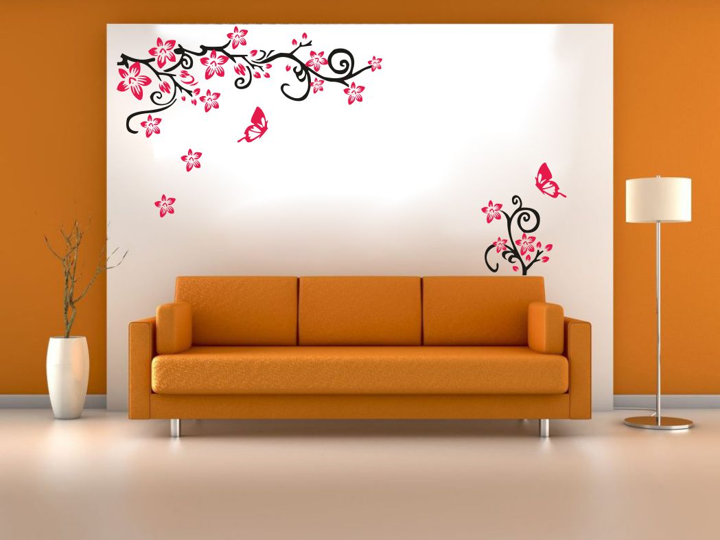 Homexa Decor | Tree With Animal Design Wall Sticker (Size 116 x 70 cm)