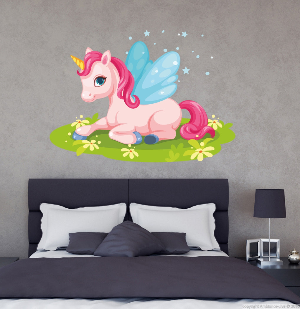 Homexa Decor | Beautiful unicorn Design Wall Sticker (Size 58 x 42 cm)