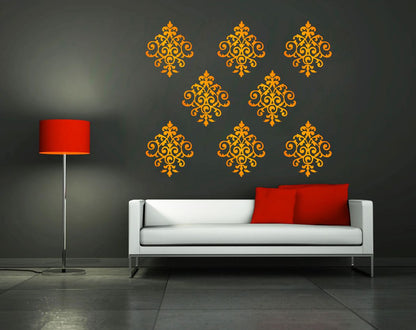 Homexa Decor | Beautiful Motifs Design Wall Sticker (Size 38 x 38 cm)