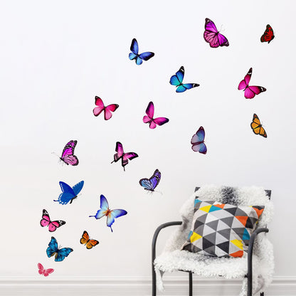 Homexa Decor | Beautiful Butterfly Design  Wall Sticker (Size 90 x 82 cm)