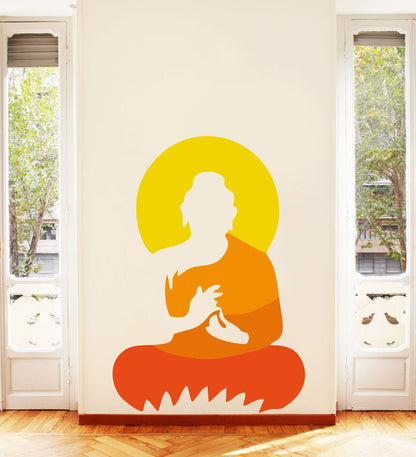 Homexa Decor | God of Buddha Design Wall Sticker (Size 40 x 56 cm)