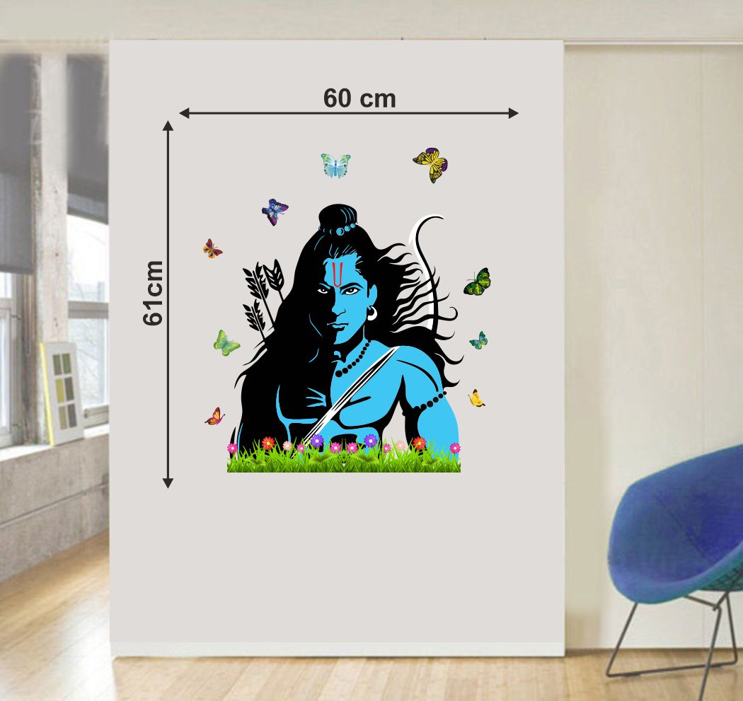 Homexa Decor | God of Ram Design Wall Sticker (Size 60 x 61 cm)