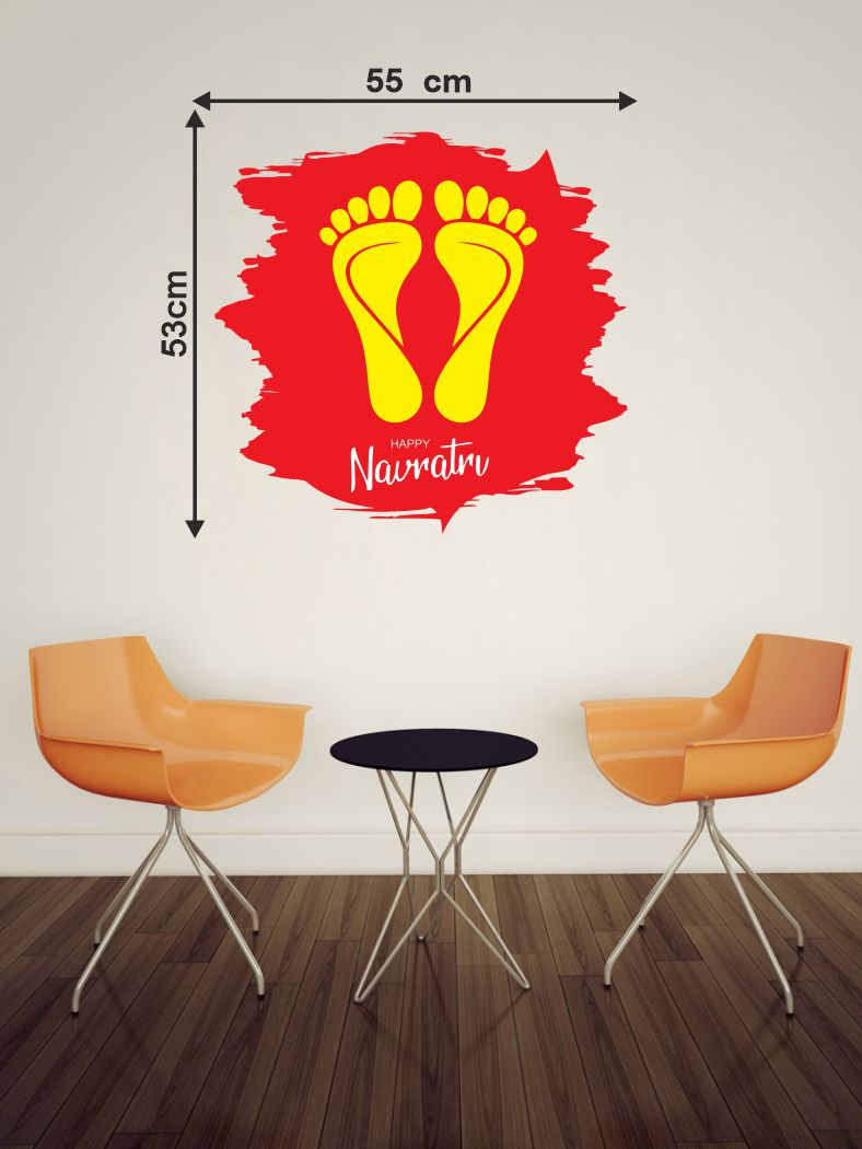 Homexa Decor | Beautiful Festivals Design Wall Sticker (Size 55 x 53 cm)