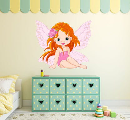 Homexa Decor | Beautiful Fairy Design Wall Sticker (Size 54 x 48 cm)