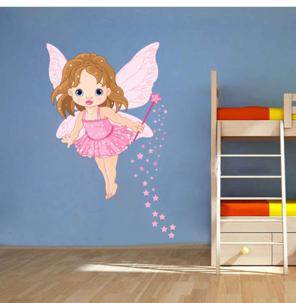 Homexa Decor | Beautiful Fairy Design Wall Sticker (Size 46 x 58 cm)