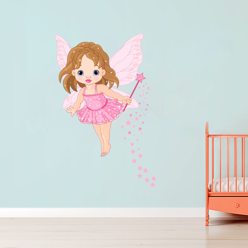 Homexa Decor | Beautiful Fairy Design Wall Sticker (Size 46 x 58 cm)