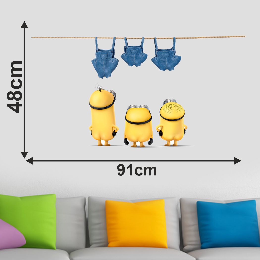 Homexa Decor | Beautiful Cartoon Design Wall Sticker (Size 91 x 48 cm)