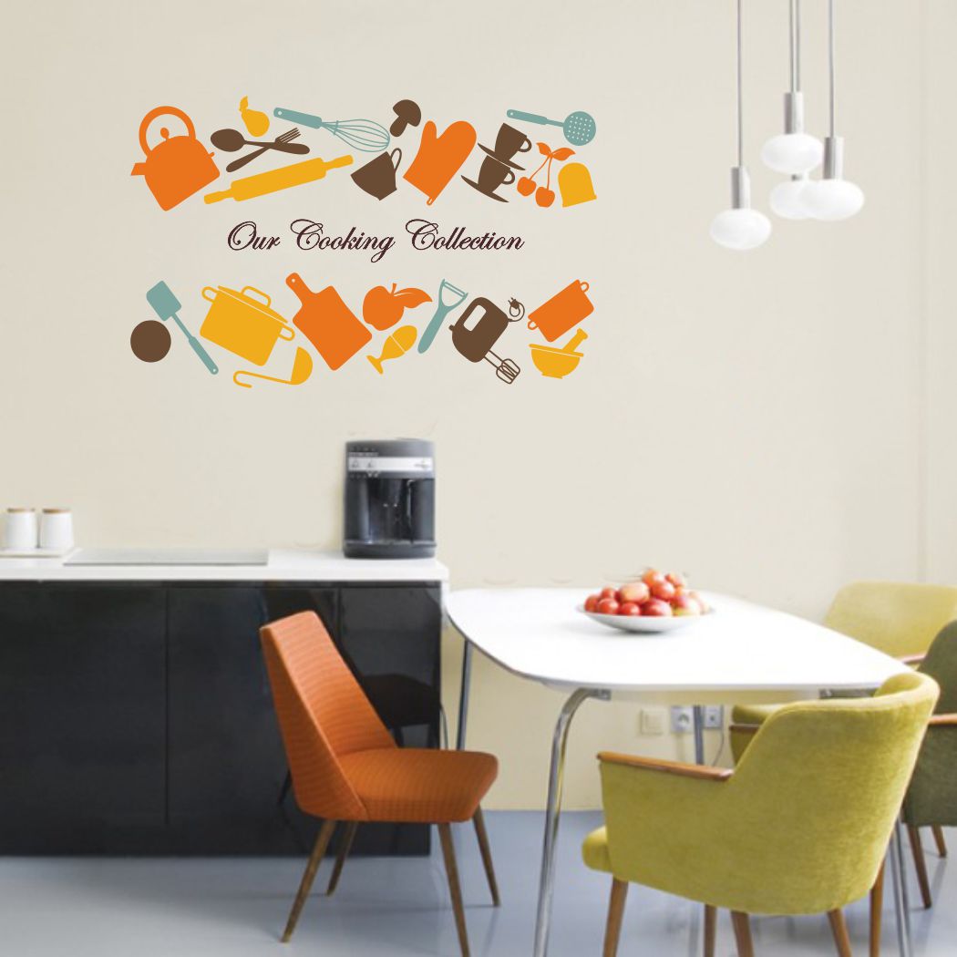 Homexa Decor | Cooking Collection Design Kitchen Sticker (Size 56 x 35 cm)