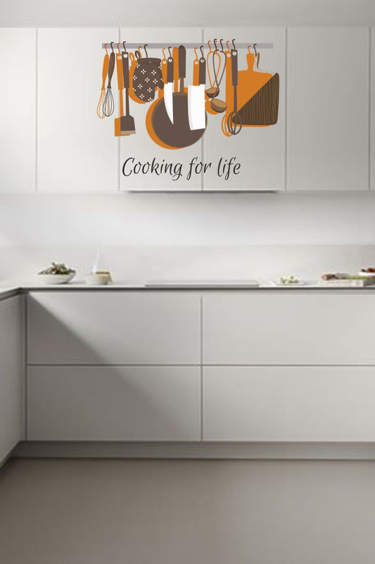 Homexa Decor | Cooking Collection Design Kitchen Sticker (Size 58 x 45 cm)