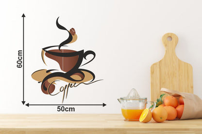 Homexa Decor | Coffee Design Kitchen Sticker (Size 50 x 60 cm)