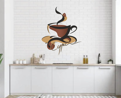 Homexa Decor | Coffee Design Kitchen Sticker (Size 50 x 60 cm)