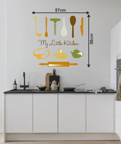 Homexa Decor | The Little Kitchen Collection Design Kitchen Sticker (Size 57 x 58 cm)