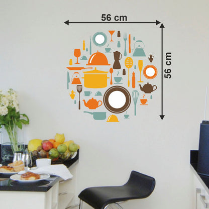 Homexa Decor | Cooking Collection Design Kitchen Sticker (Size 56 x 56 cm)