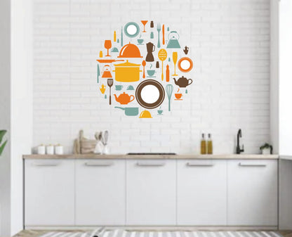 Homexa Decor | Cooking Collection Design Kitchen Sticker (Size 56 x 56 cm)