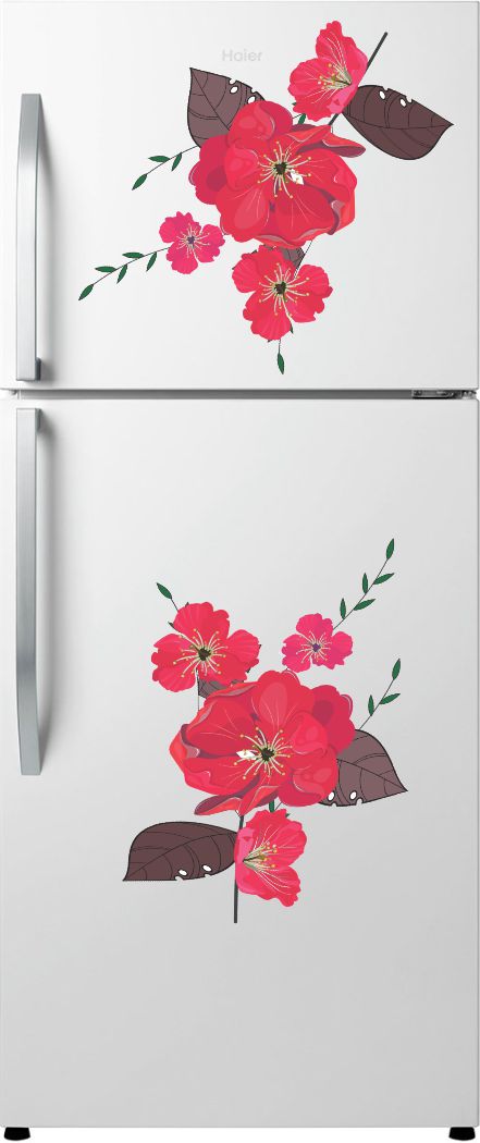 Homexa Decor | Flower Combo Design Fridge Sticker (Size 29 x 42 cm)