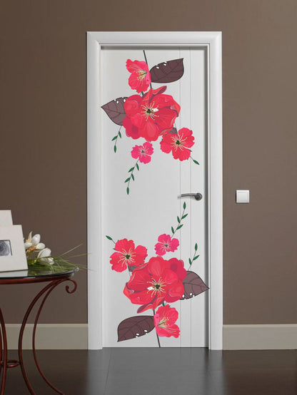 Homexa Decor | Flower Combo Design Fridge Sticker (Size 29 x 42 cm)