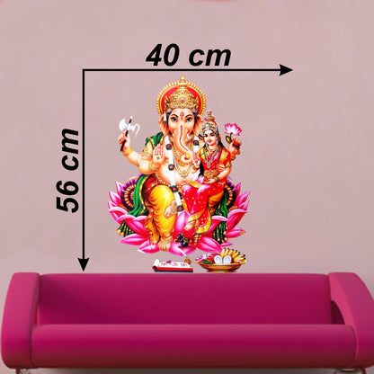 Homexa Decor | God of Ganesh ji Design Wall Sticker (Size 40 x 56 cm)