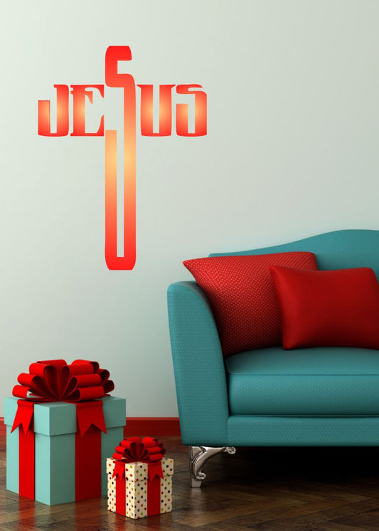 Homexa Decor | Jessus Design Wall Sticker (Size 58 x 77 cm)