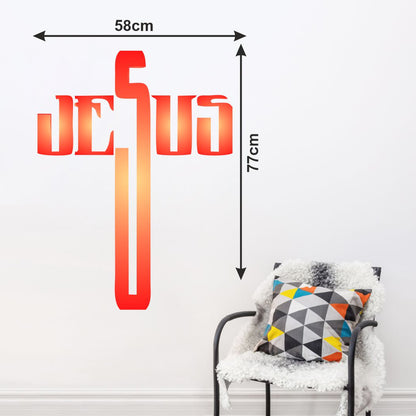 Homexa Decor | Jessus Design Wall Sticker (Size 58 x 77 cm)