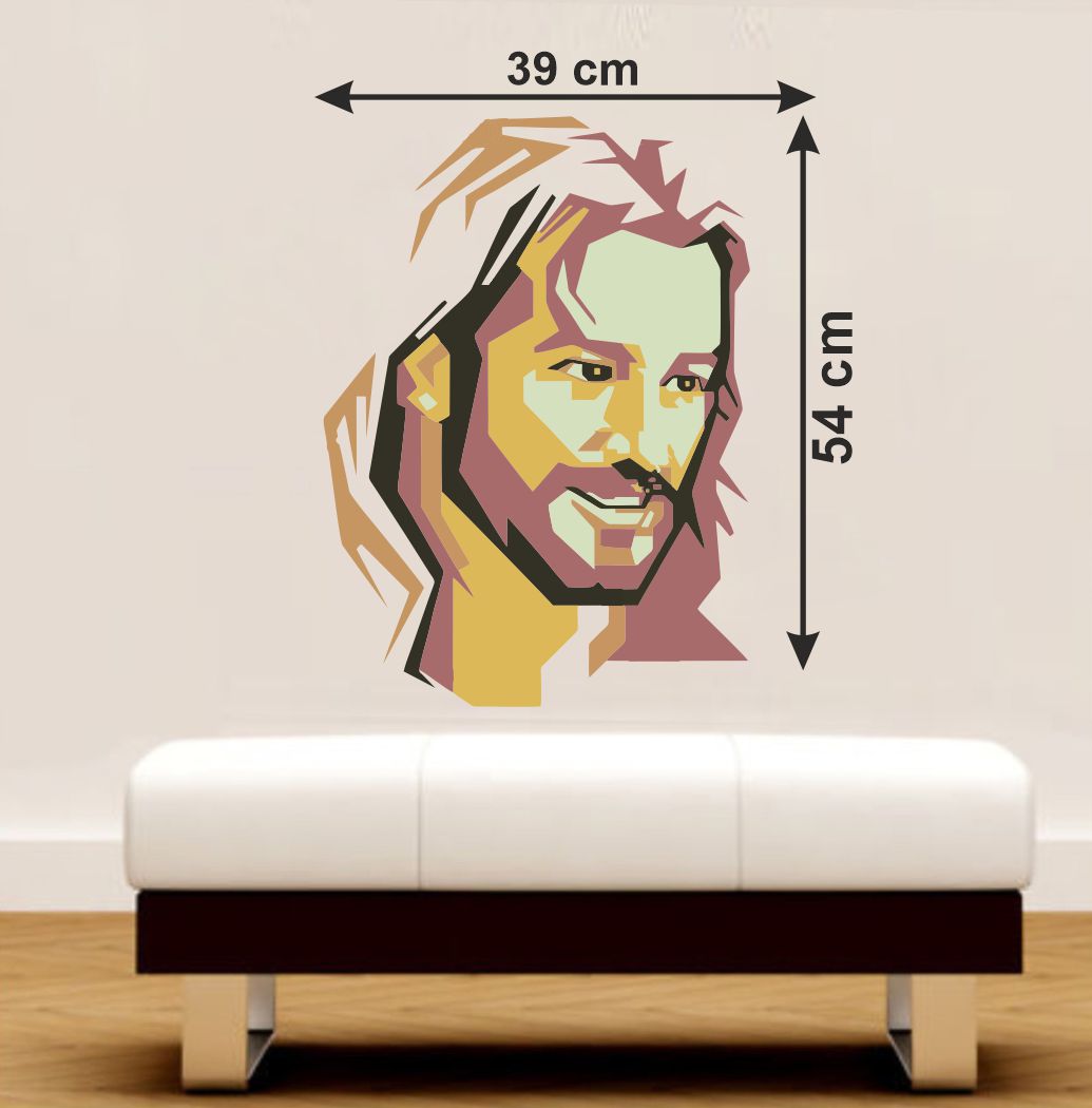 Homexa Decor | Jessus Design Wall Sticker (Size 39 x 54 cm)