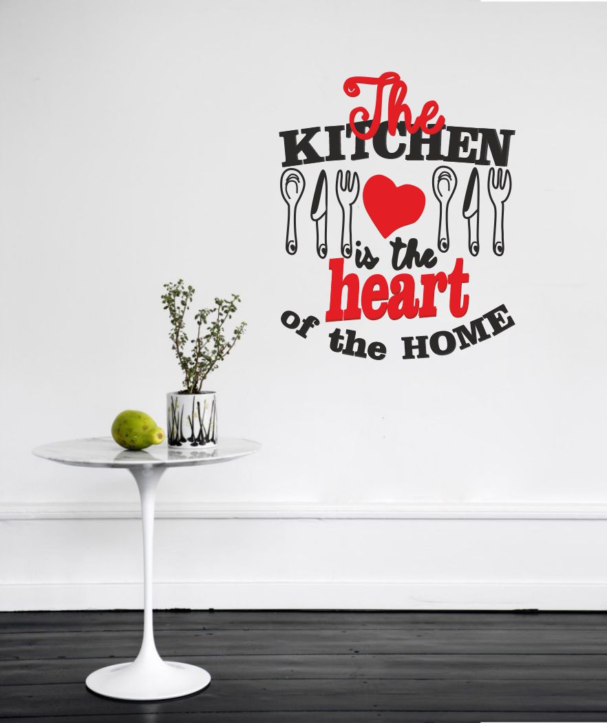 Homexa Decor | Kitchen Tools Design Wall Sticker (Size 48 x 55 cm)