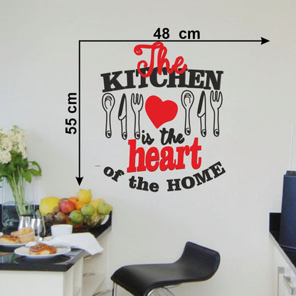 Homexa Decor | Kitchen Tools Design Wall Sticker (Size 48 x 55 cm)