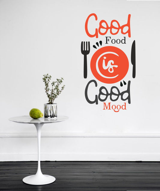 Homexa Decor | Good Food Design Kitchen Sticker (Size 31 x 56 cm)