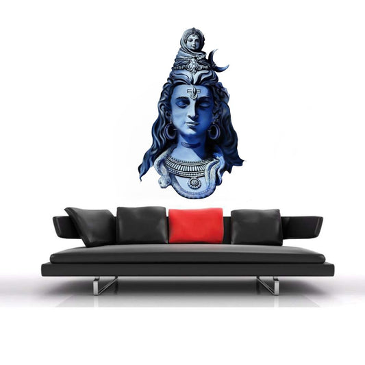 Homexa Decor | Lord Shiva Design Wall Sticker (Size 36x56 cm)