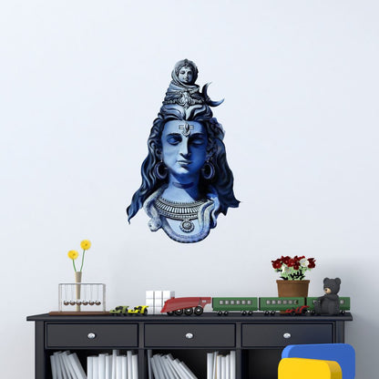 Homexa Decor | Lord Shiva Design Wall Sticker (Size 36x56 cm)