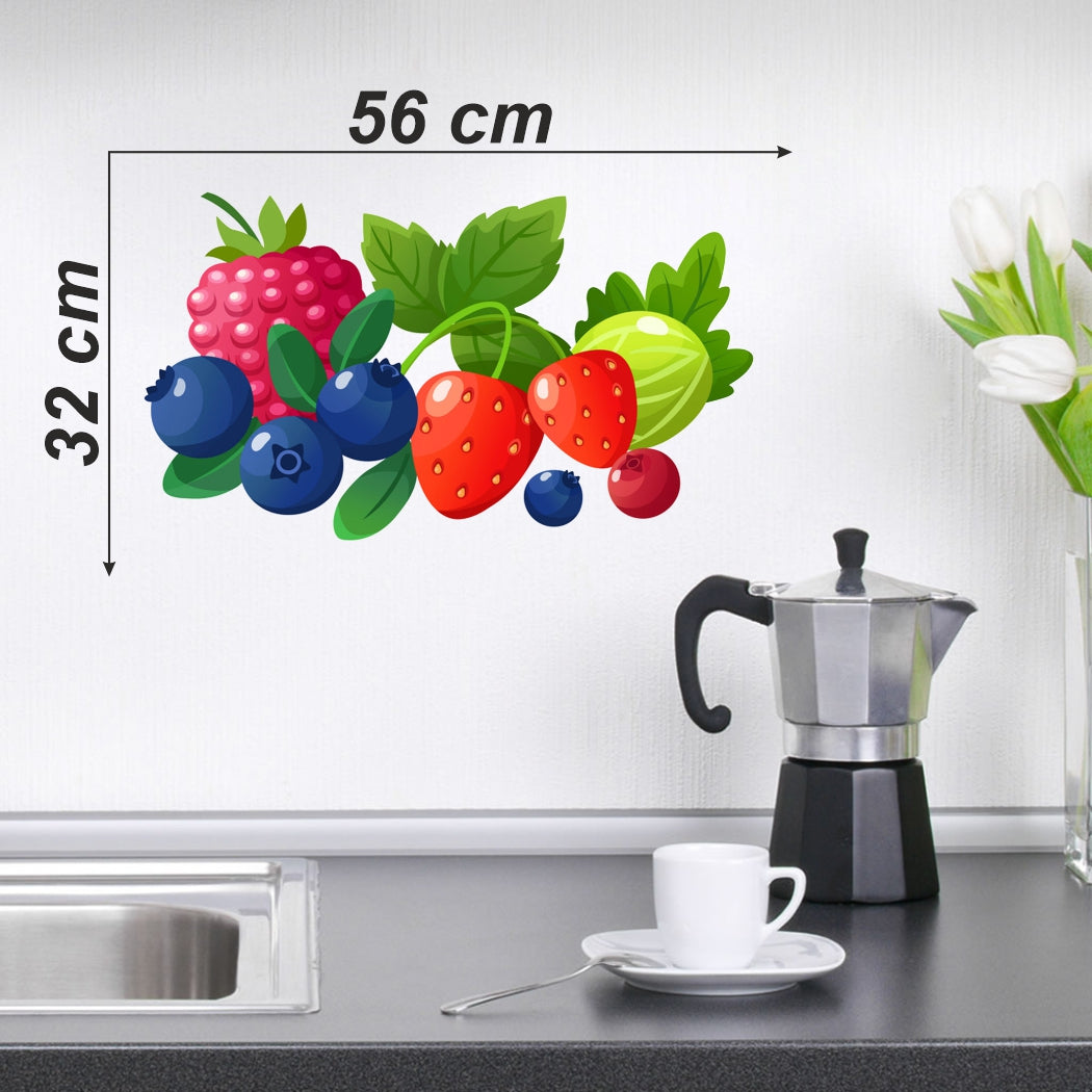 Homexa Decor | Fruit Kitchen Design Wall Sticker (Size 56X32 cm)