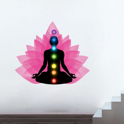 Homexa Decor | Lord Buddha Design Wall Sticker (Size 55X47 cm)