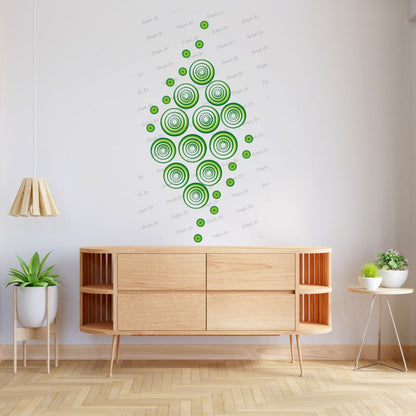 Homexa Decor | Round Circle Shape Design Wall Sticker (Size 47 x 98 cm)